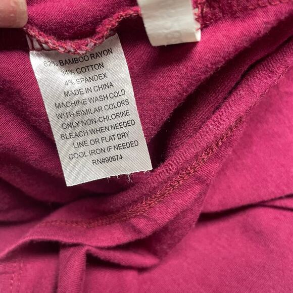 Boston Proper Womens Cold Shoulder Bamboo Top Braid Trim Casual Boho Medium - Picture 5 of 5